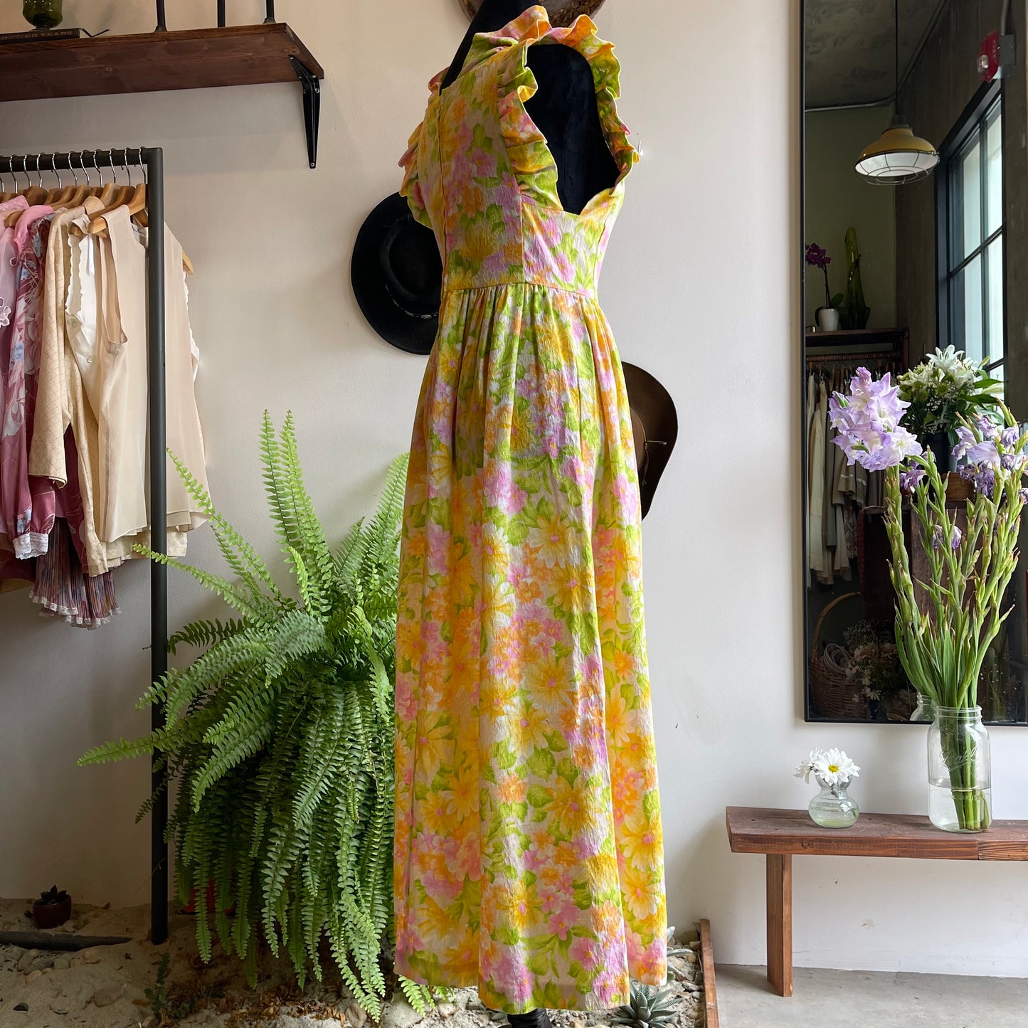60’s Vintage Handmade Floral Dress