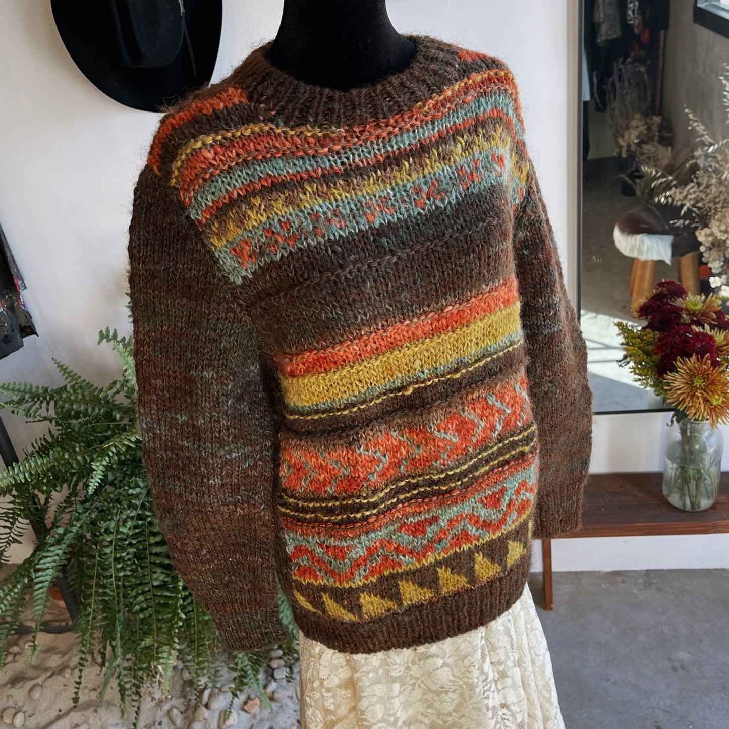 1980s Vintage Chunky Knit Sweater