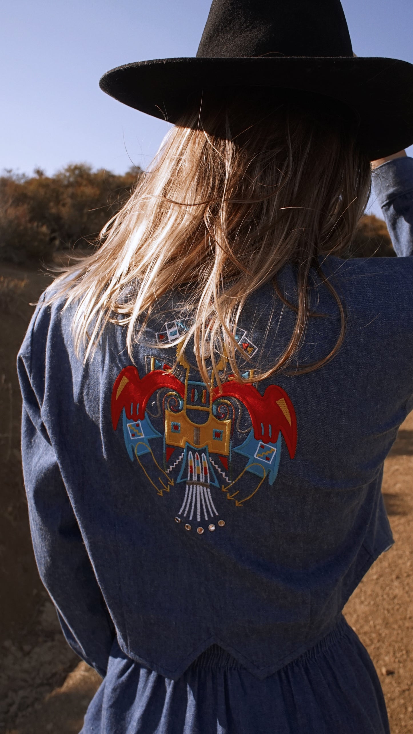 80’s Vintage Western Rodeo Skirt Set