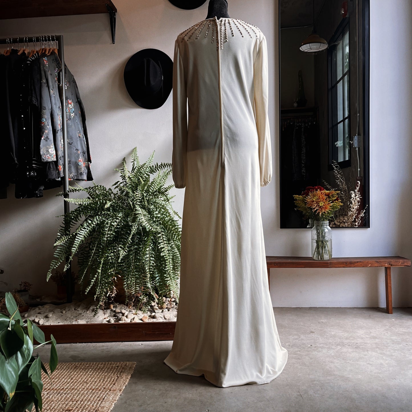 1970s Vintage Nat Kaplan Couture Knit Dress