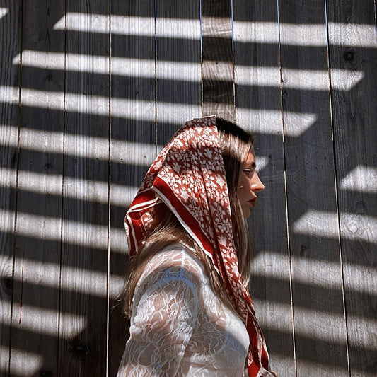 Edwina Silk Square Scarf