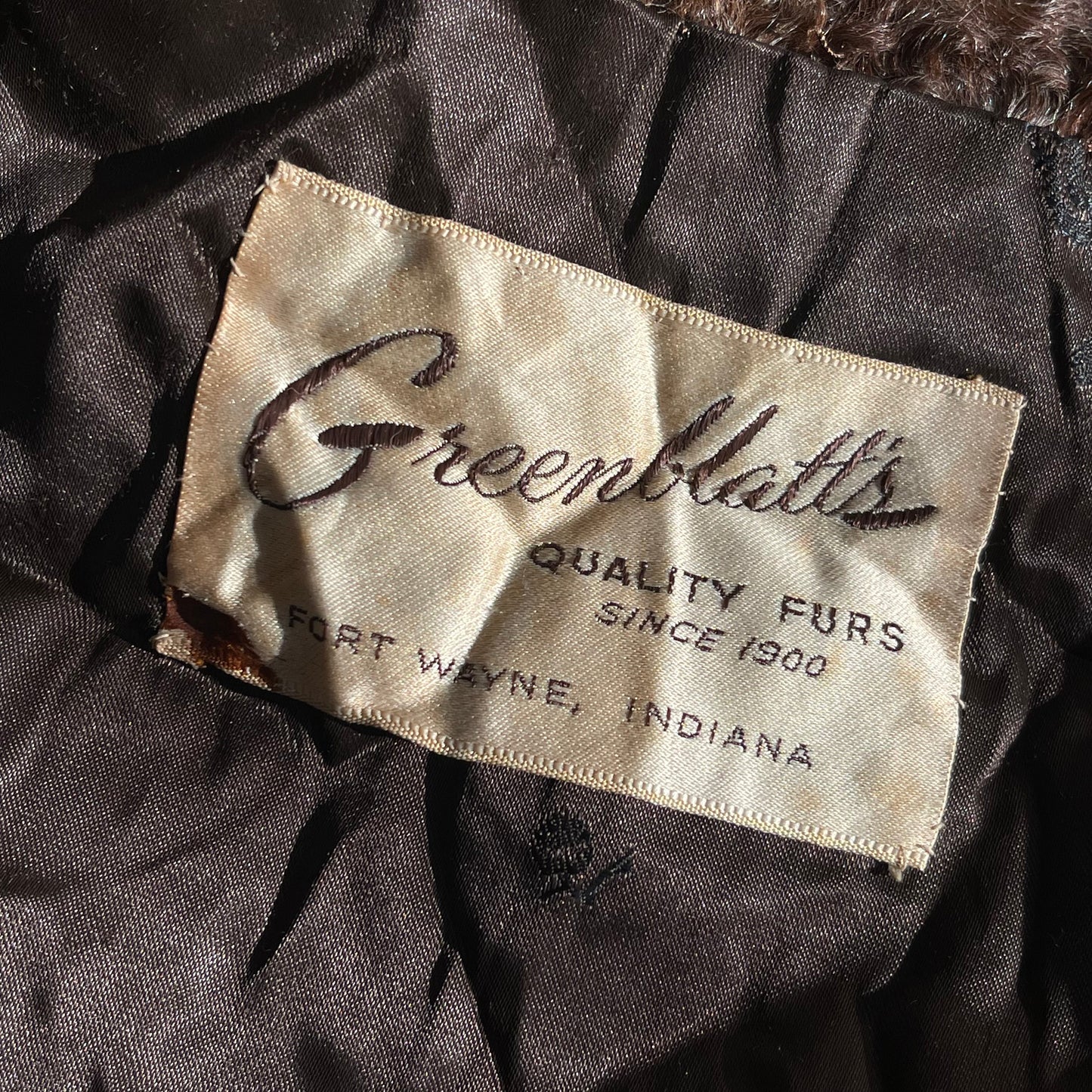 1960s Vintage Greenblatt’s Lamb and Mink Fur Coat