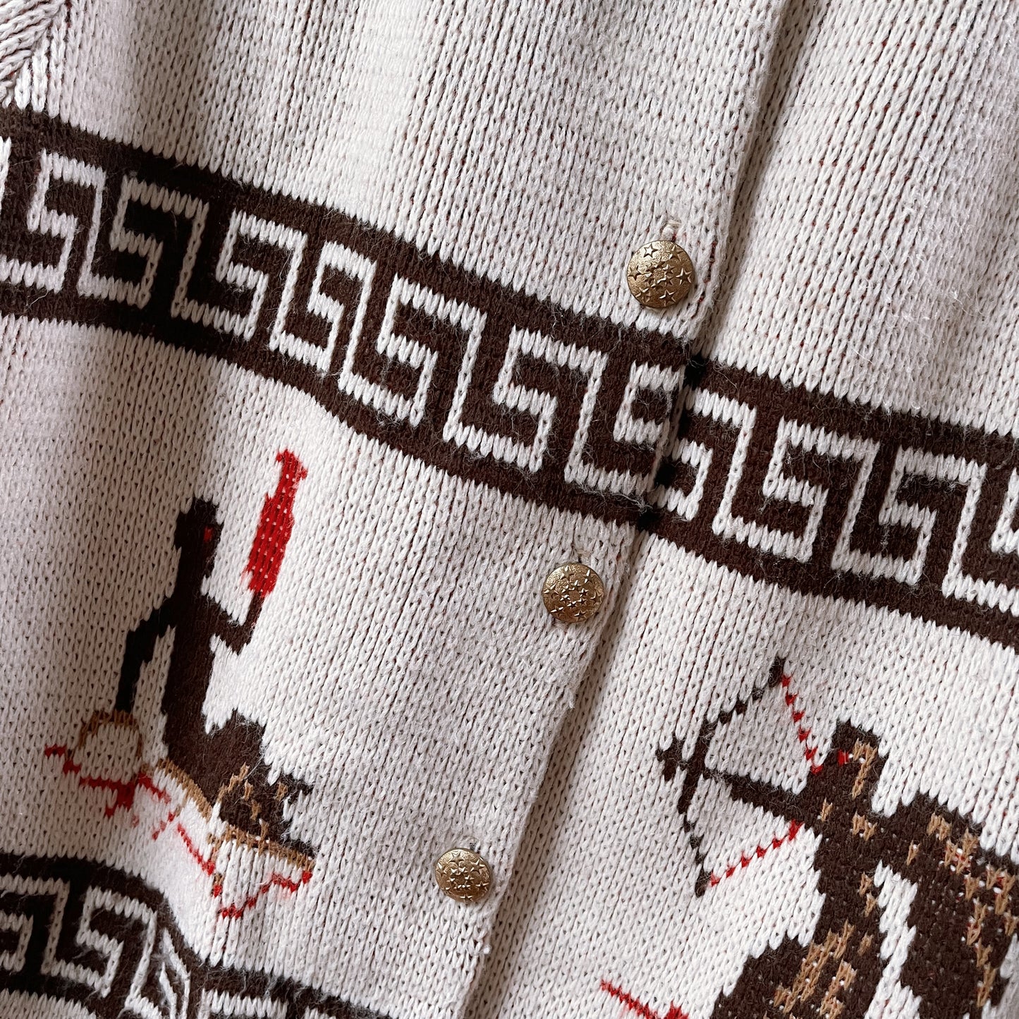Vintage 70’s Zodiac Knit Poncho - SHOP EZRA