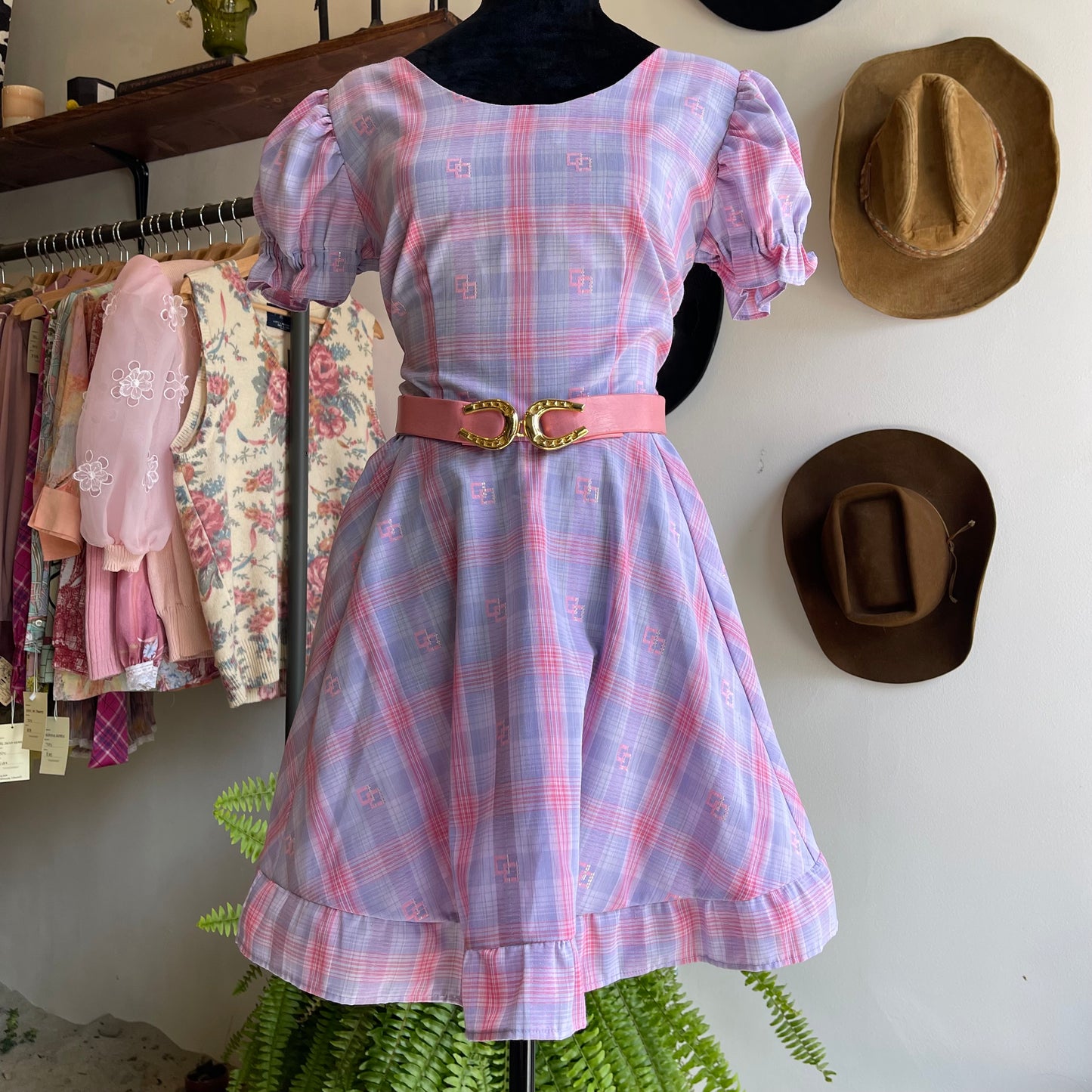 60’s Vintage Rockmount Western Mini Dress