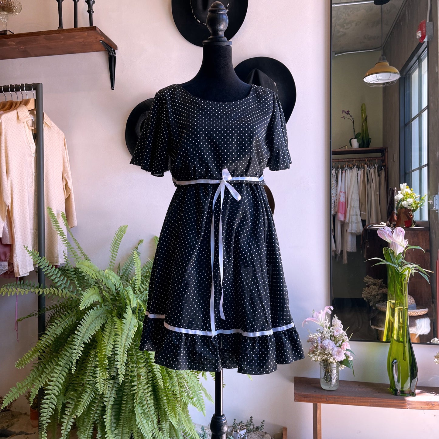 60’s Vintage Swiss Dot Dress