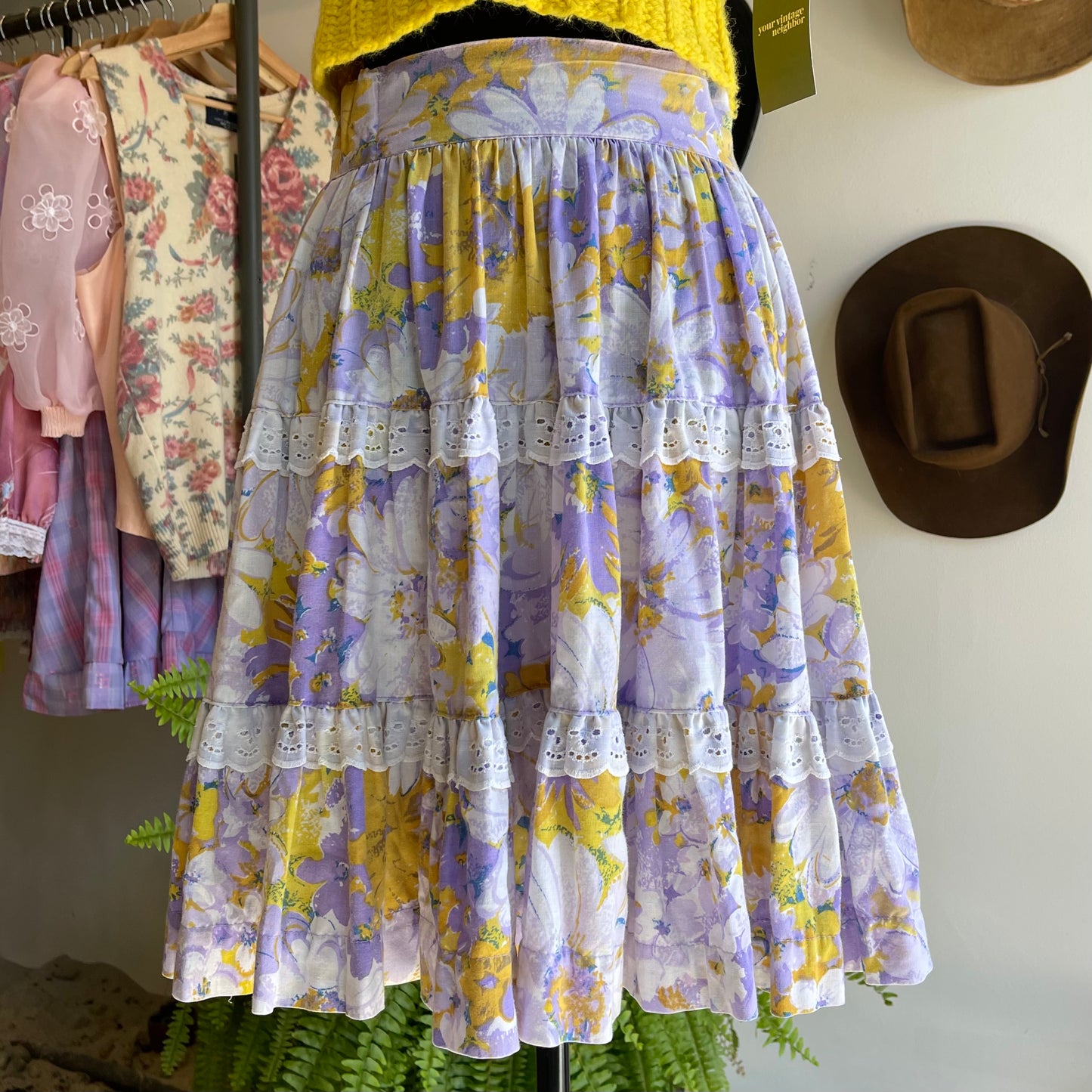 70’s Vintage Rockmount Prairie Skirt