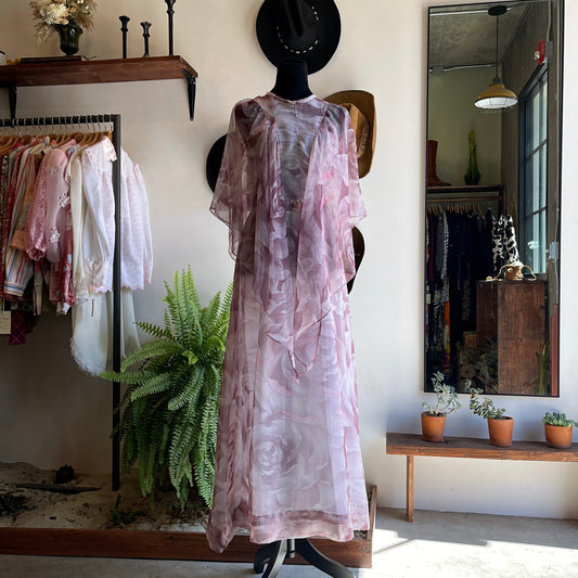 70’s Vintage Vicky Butterfly Dress