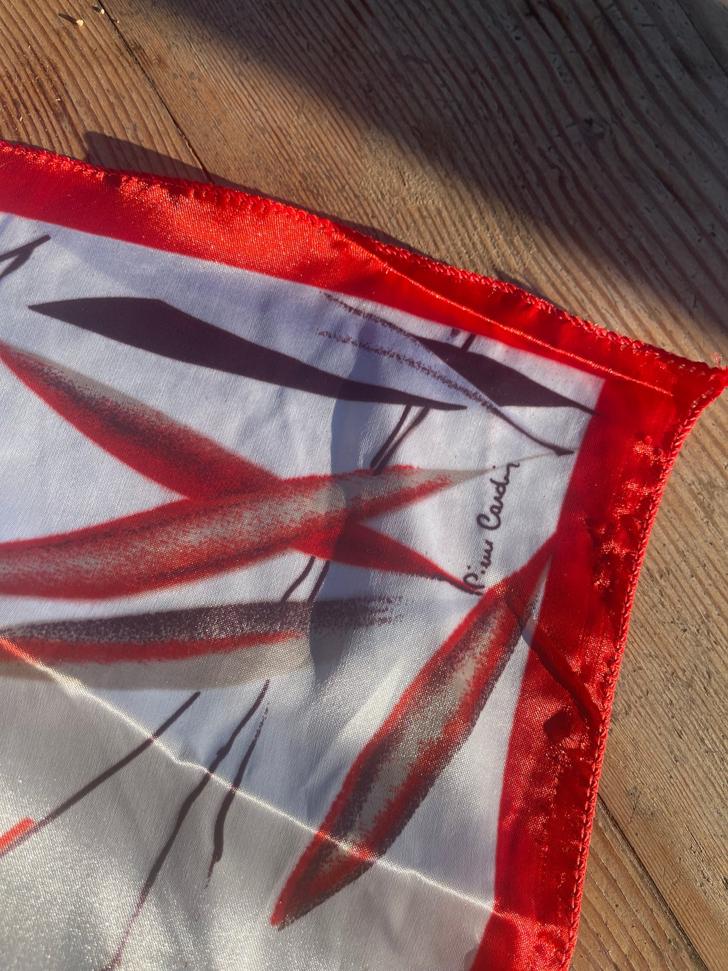 Vintage Pierre Cardin Square Scarf