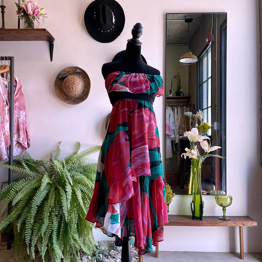 80’s Vintage Union Made Floral Dress