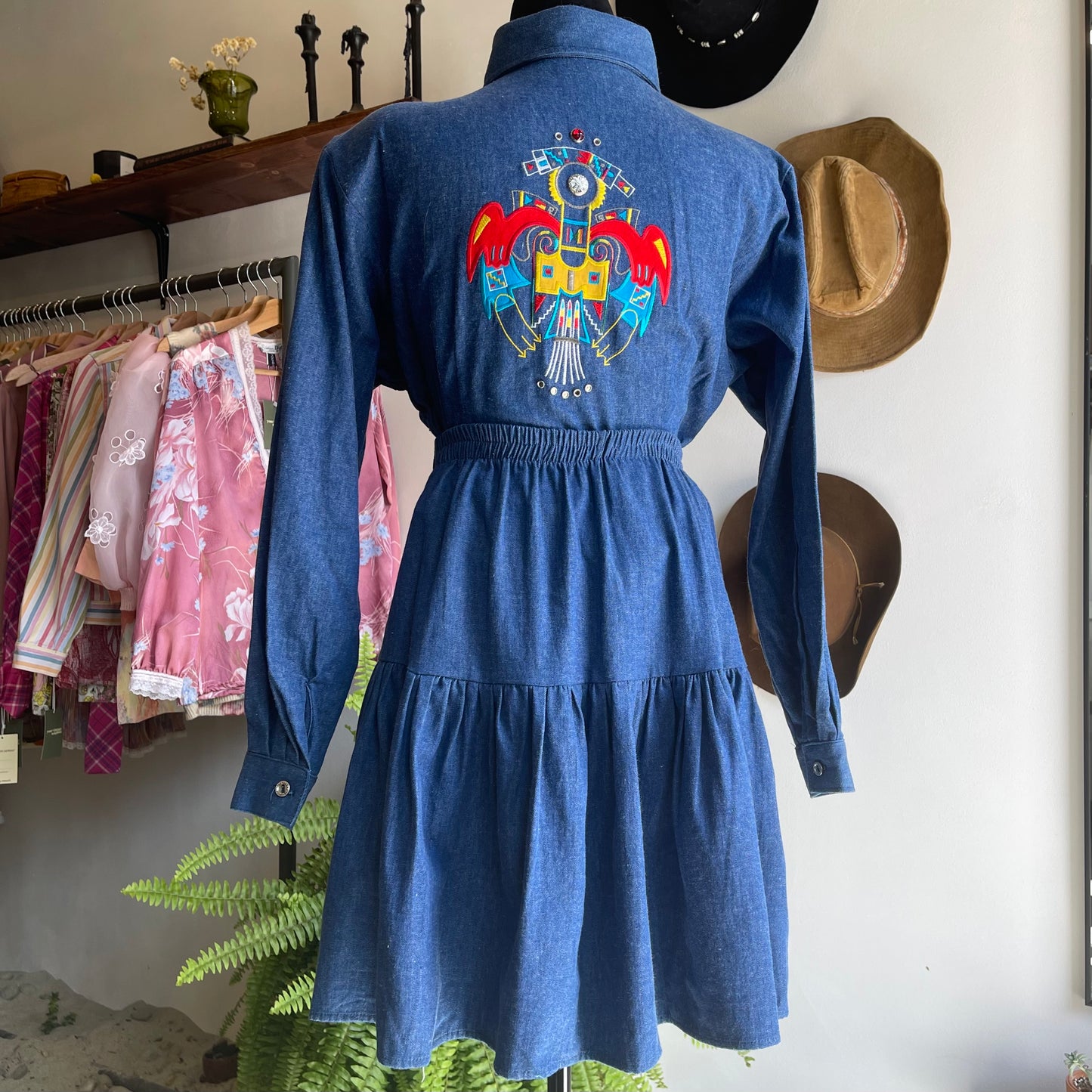 80’s Vintage Western Rodeo Skirt Set