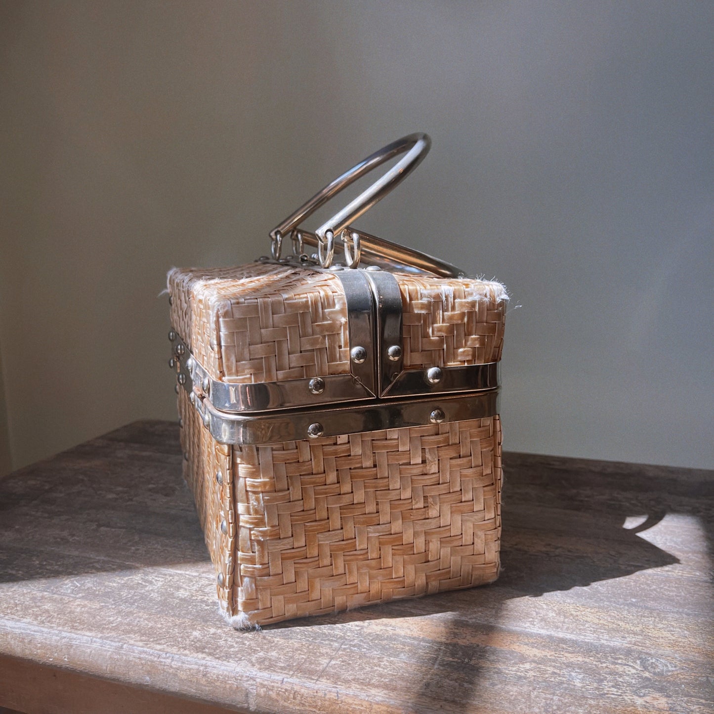 Vintage 60’s Train Trunk Purse