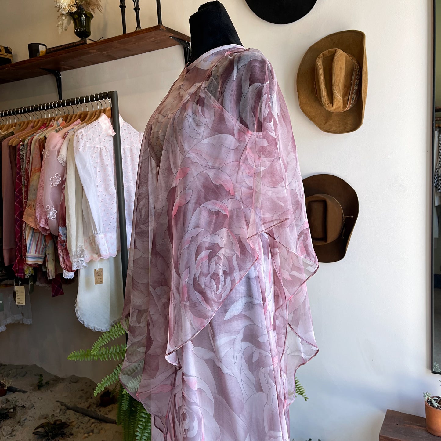 70’s Vintage Vicky Butterfly Dress