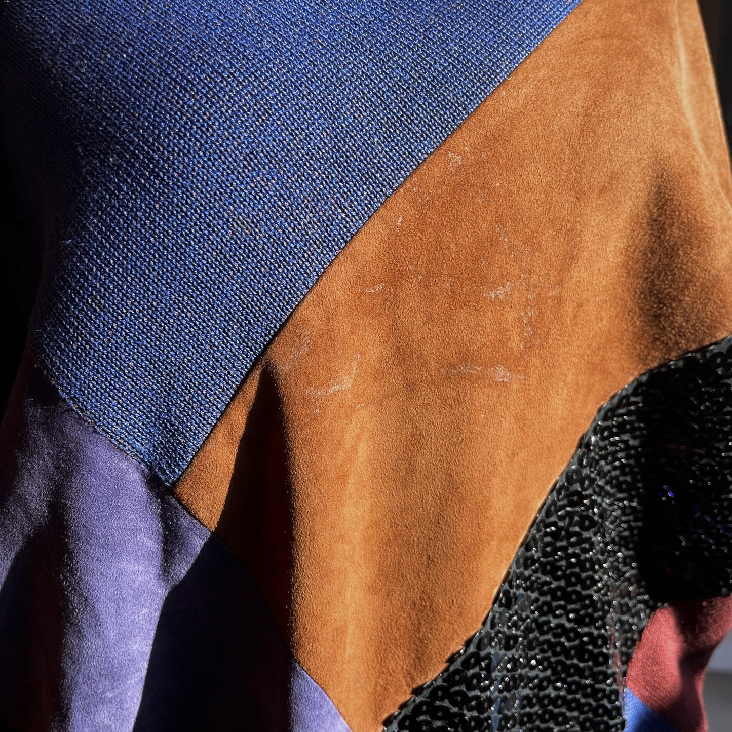 1980s Vintage Gianfranco Ferre Italian Patchwork Sweater