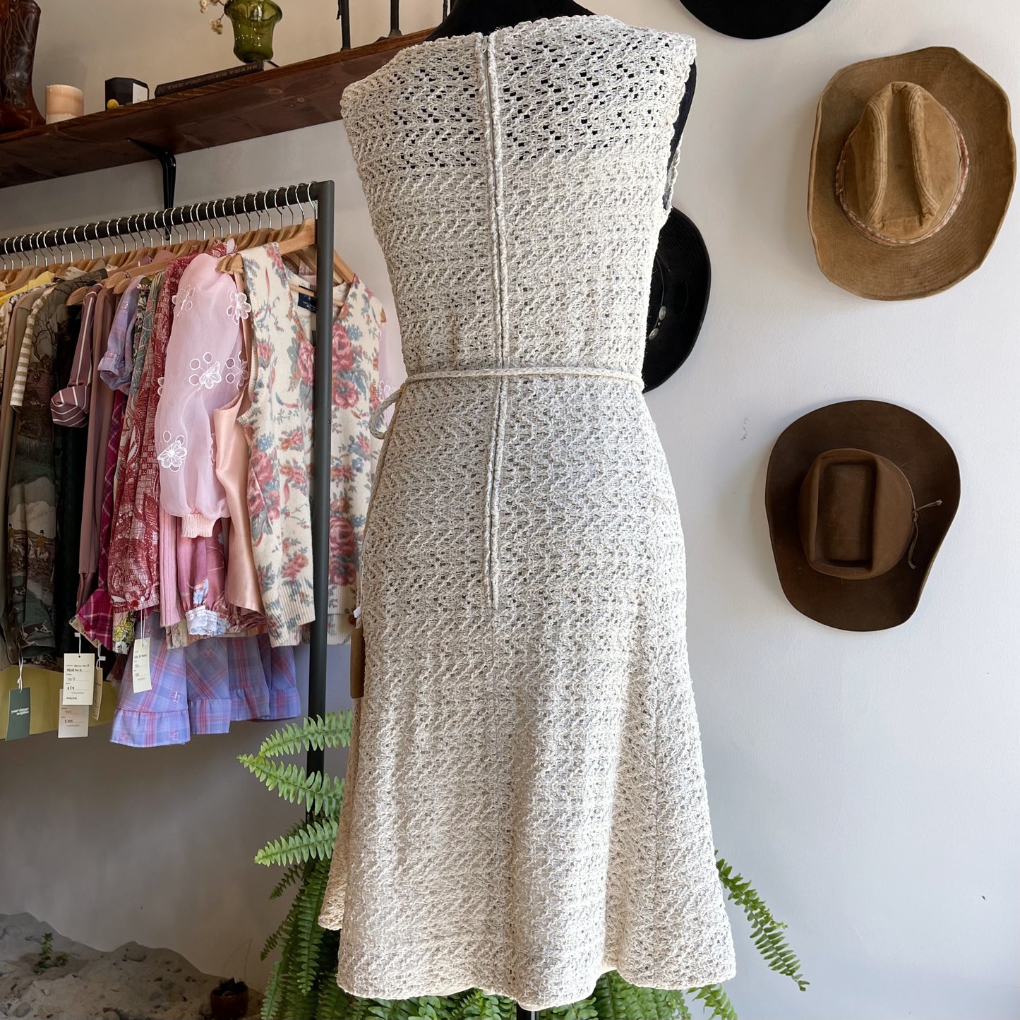 60’s Vintage Crochet Dress