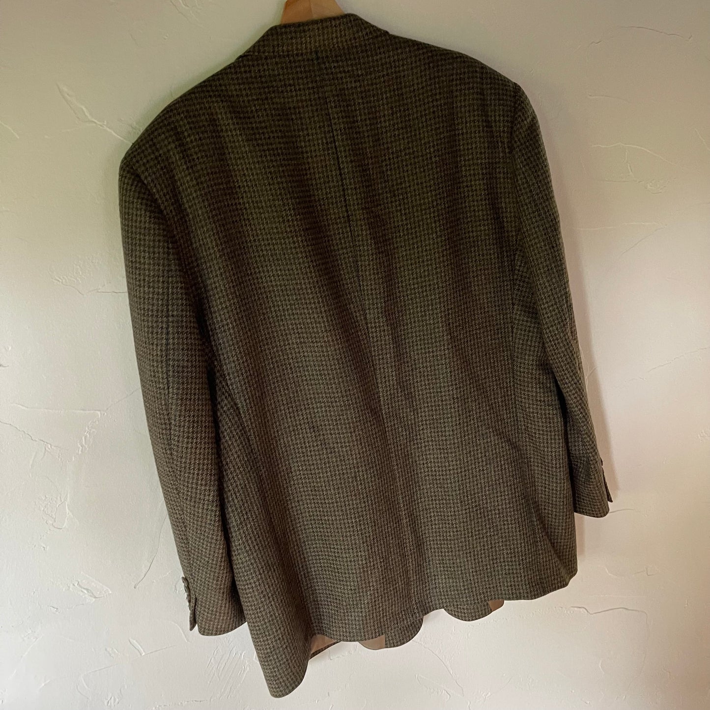 Vintage Oversized Houndstooth Wool Blazer by Hart Schaffer & Marx 80’s - SHOP EZRA