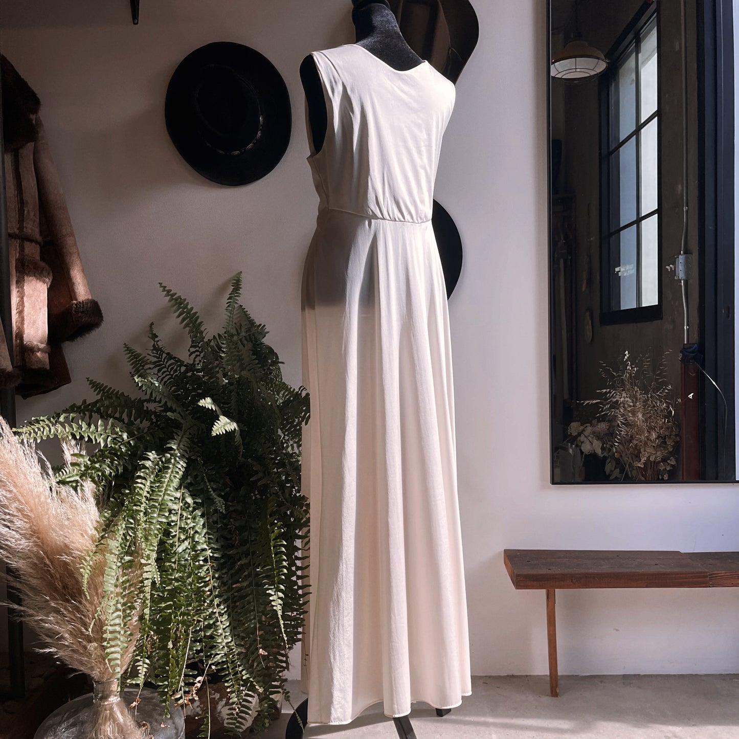 Vintage Vanity Fair Plunging Slip Dress