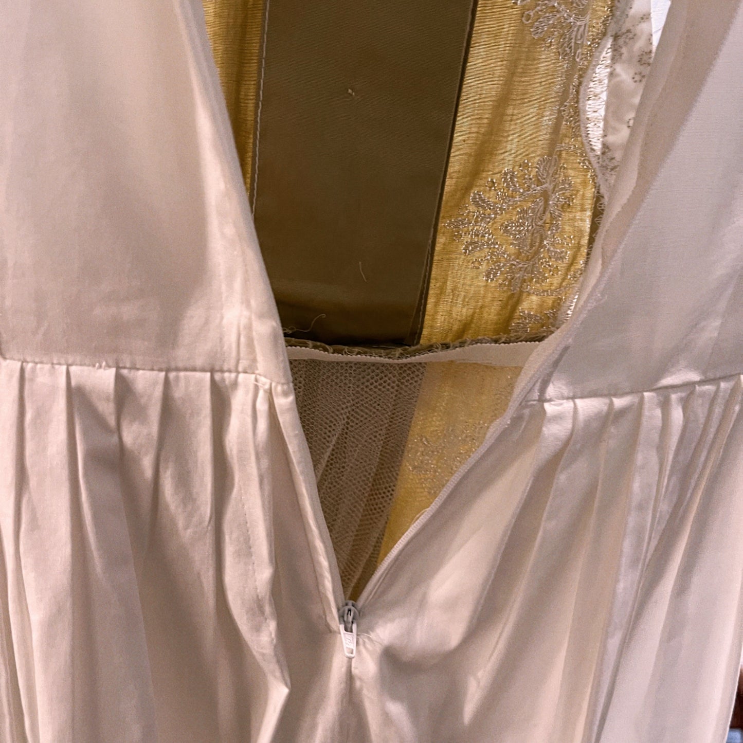 1960s Vintage Embroidered Dress by Robert Mulot Made in France