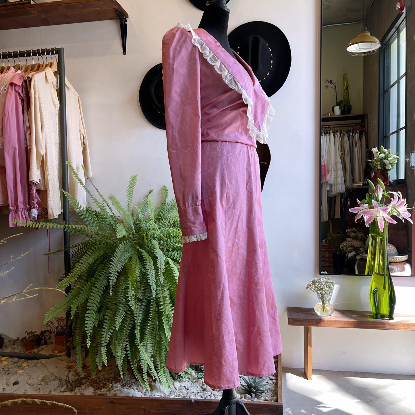Vintage Handmade Prairie Skirt Set
