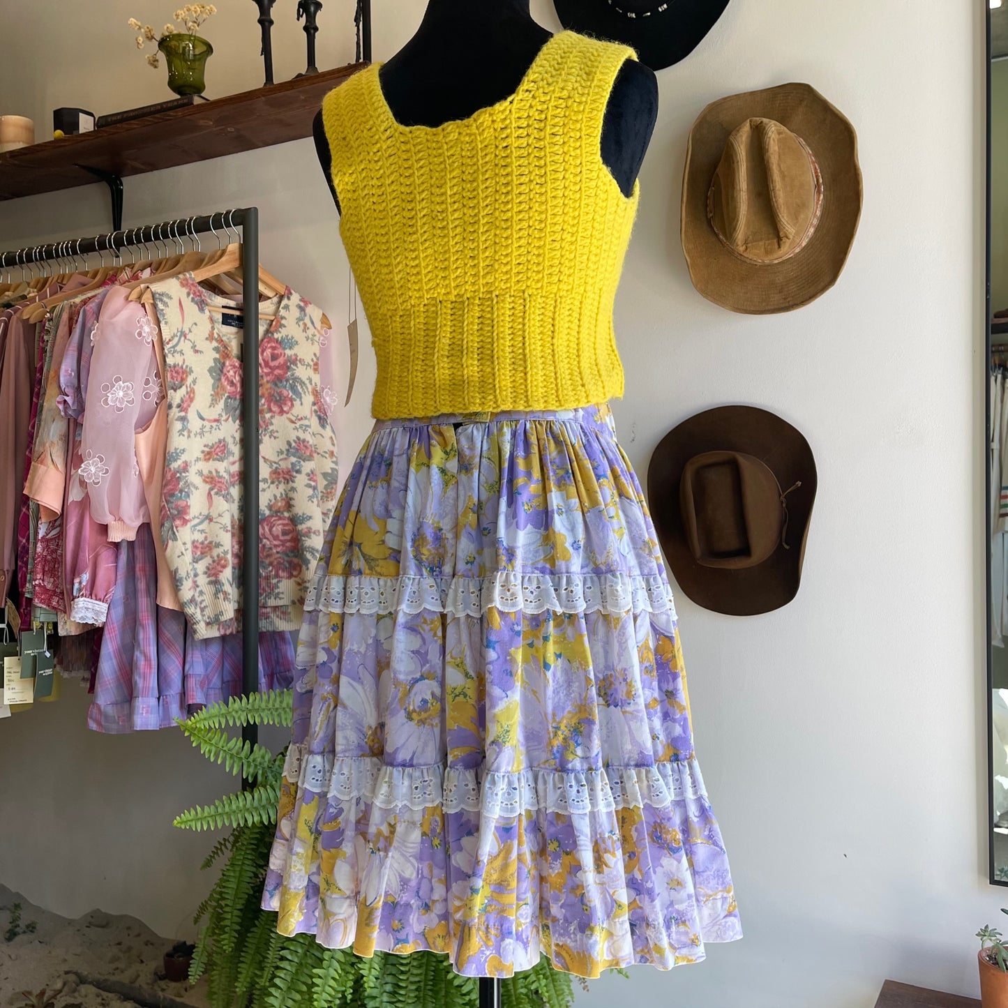 70’s Vintage Rockmount Prairie Skirt