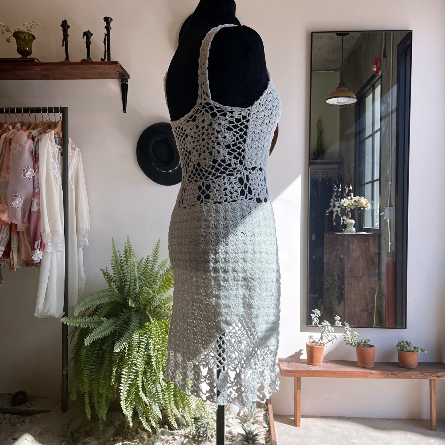 90’s Vintage Crochet Knit Dress
