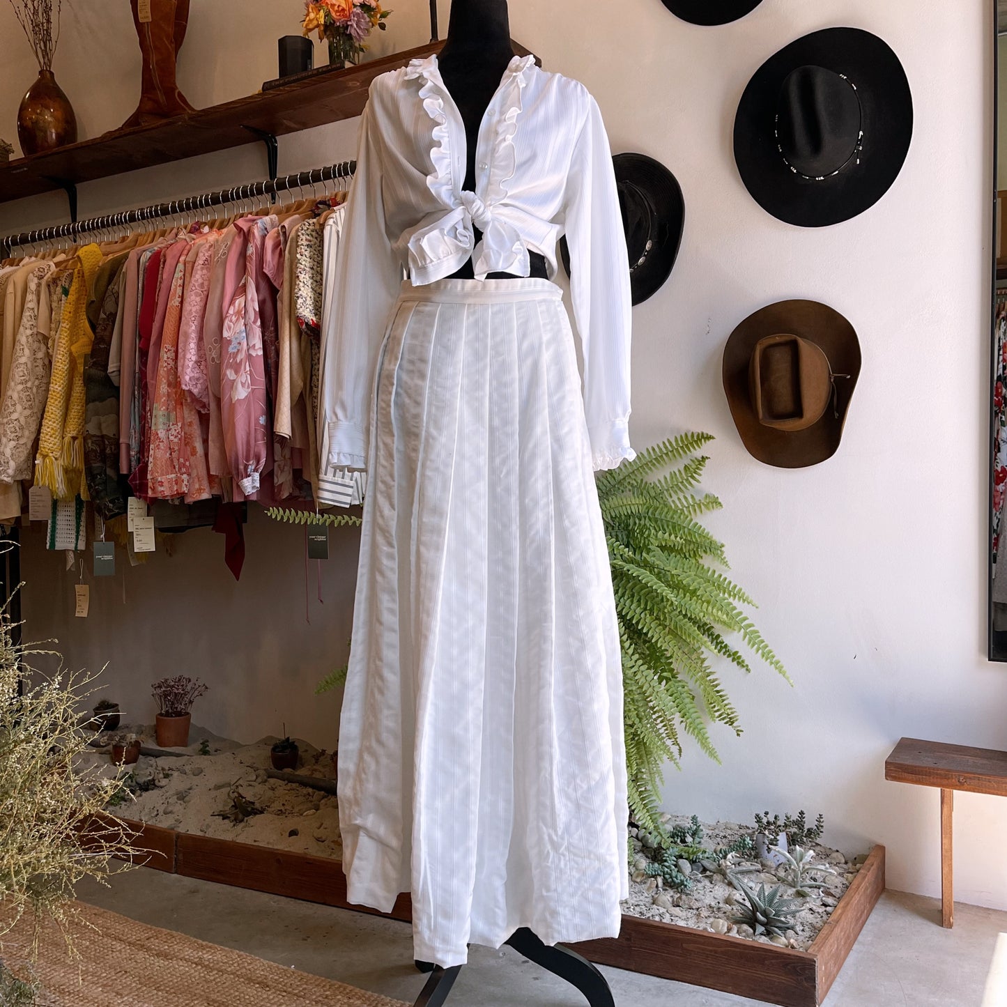 70’s Vintage Ruffle Blouse by Jon Woods New York