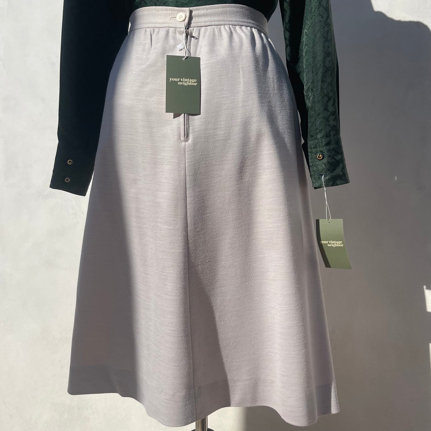 Vintage A Line Midi Skirt 70’s