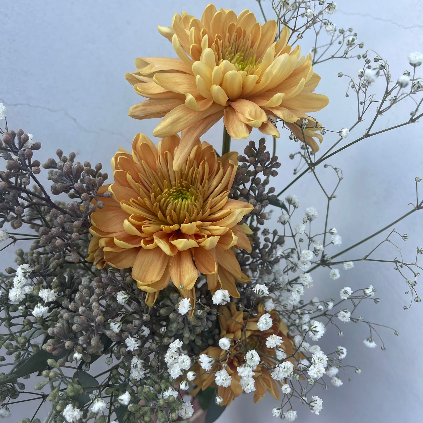 Small Bouquet of Fresh Flowers Stems