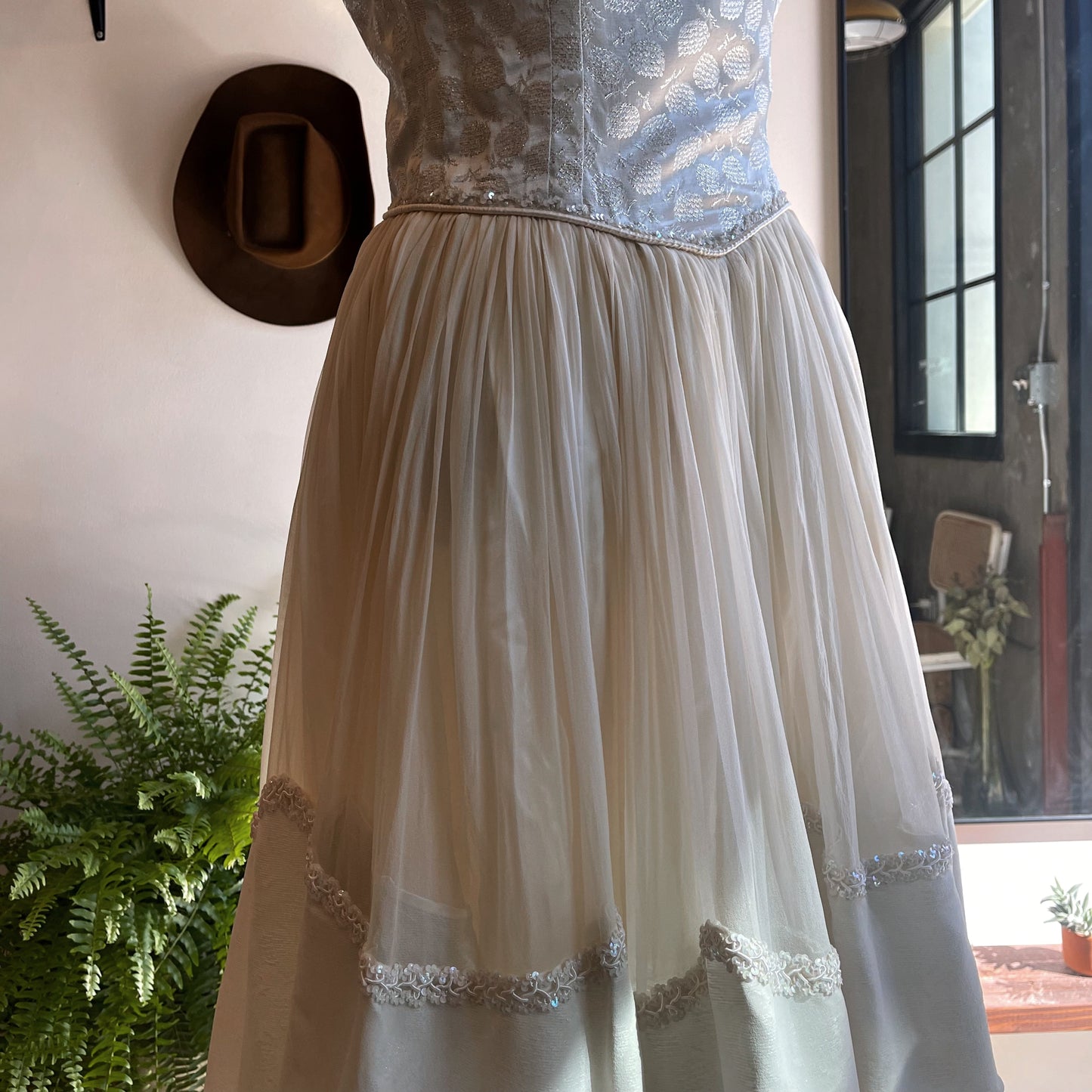 Vintage 50’s Silk Chiffon Dress - Your Vintage Neighbor