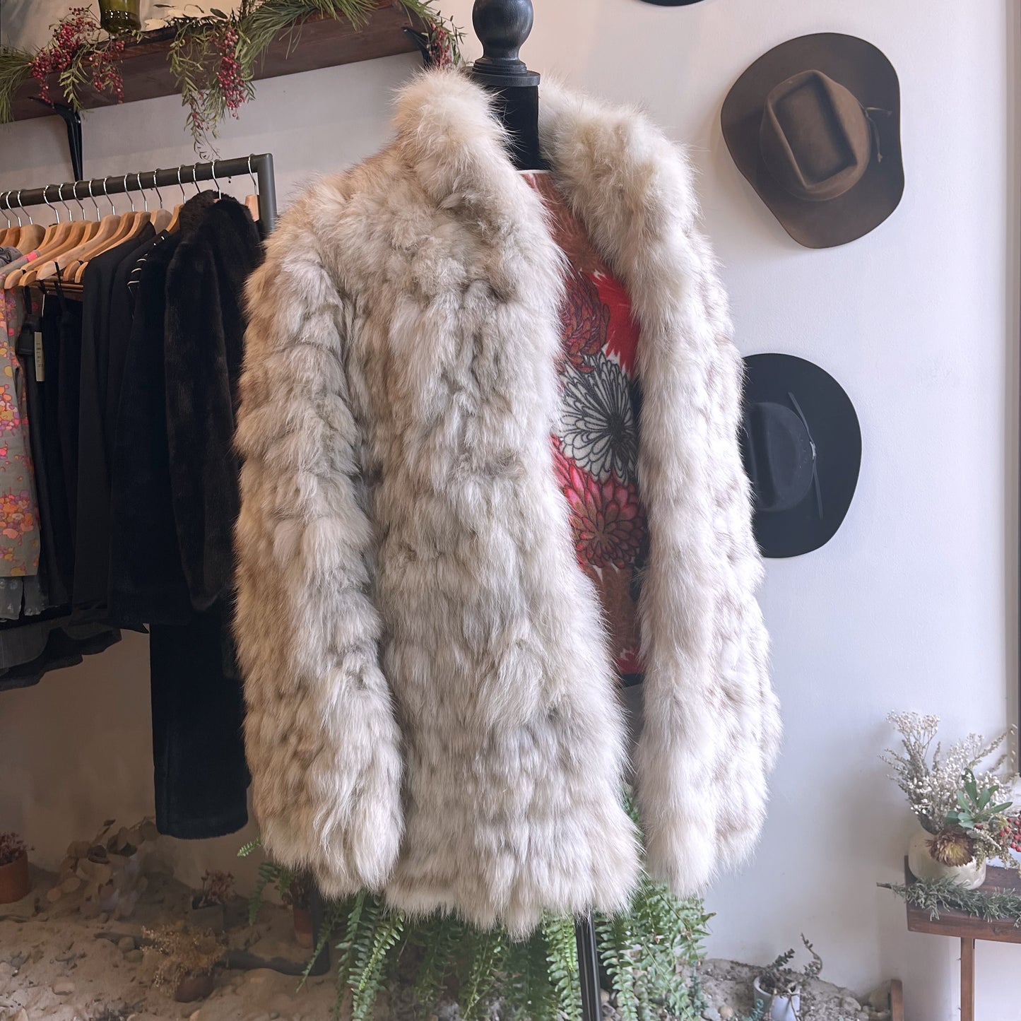 Vintage Rabbit Fur Jacket