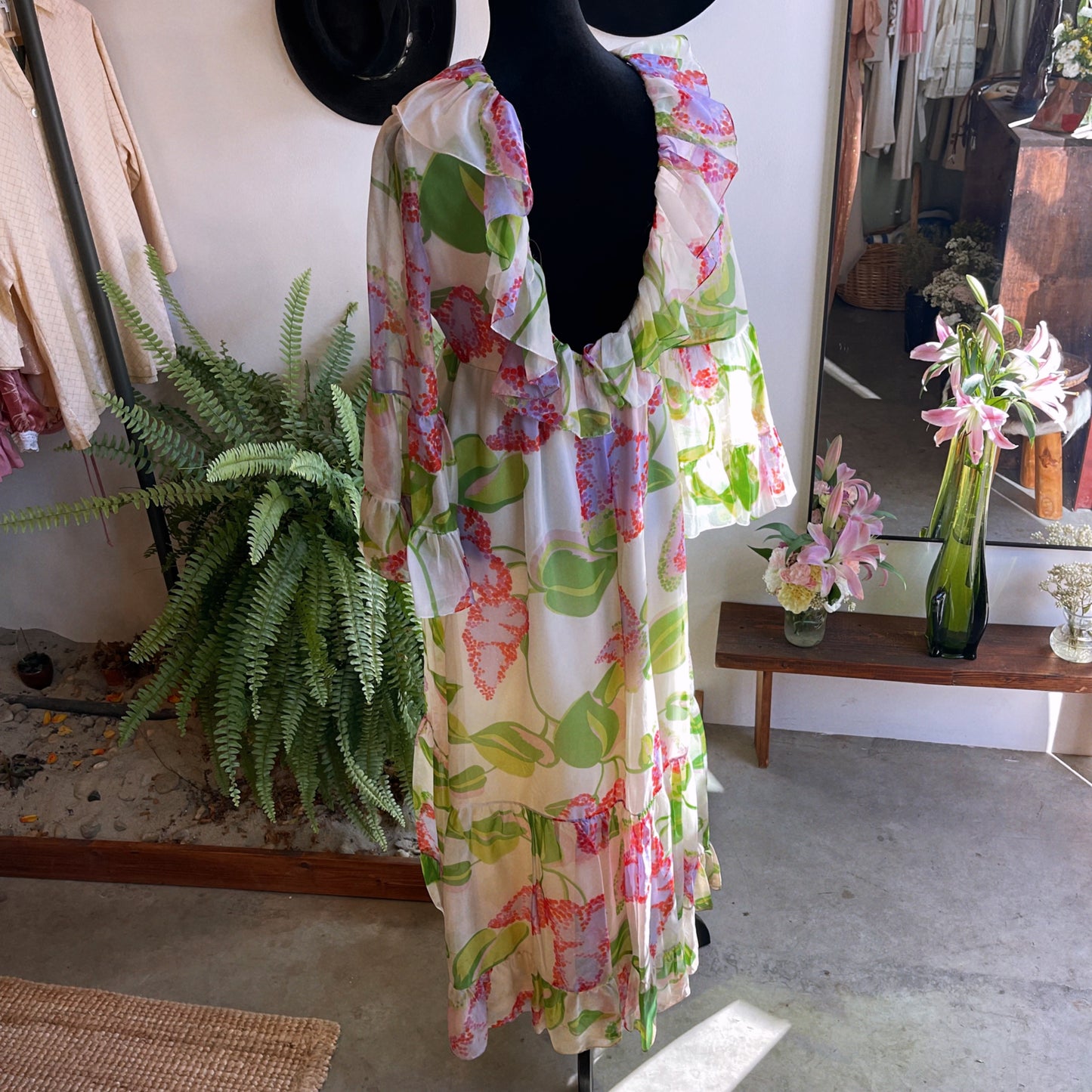 60’s Vintage Garden Party Dress