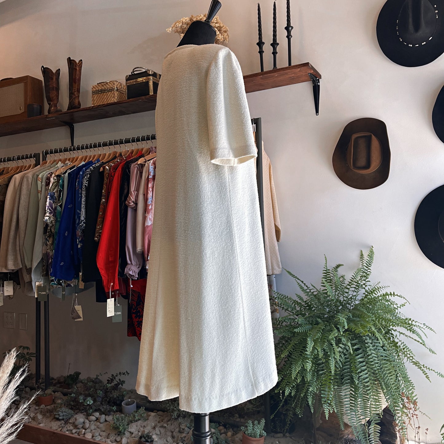Vintage 80’s Castleberry Short Sleeve Shift Dress - Your Vintage Neighbor
