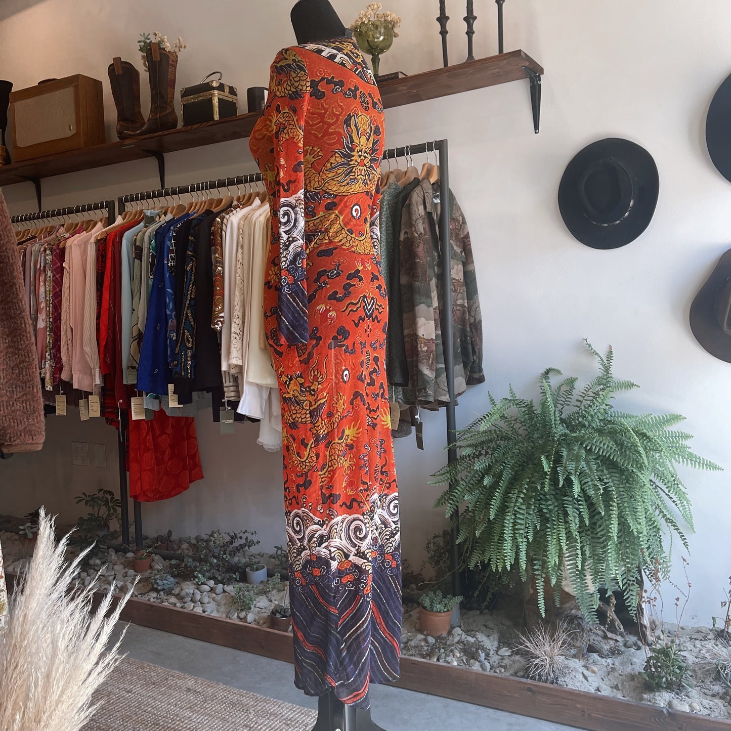 Vintage Vivienne Tam Dragon Dress 90’s