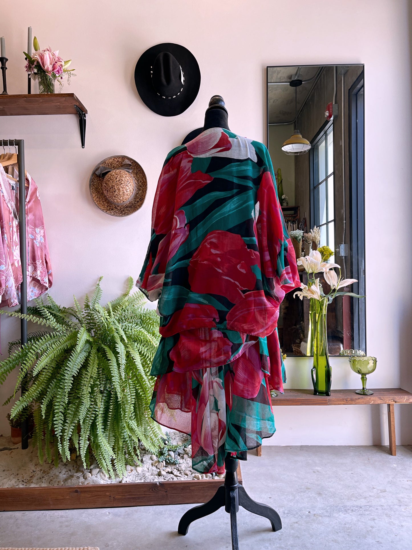 80’s Vintage Union Made Floral Dress