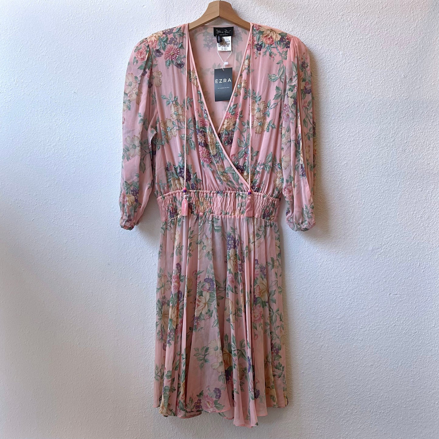 Vintage Diane Freis Silk Dress - Your Vintage Neighbor