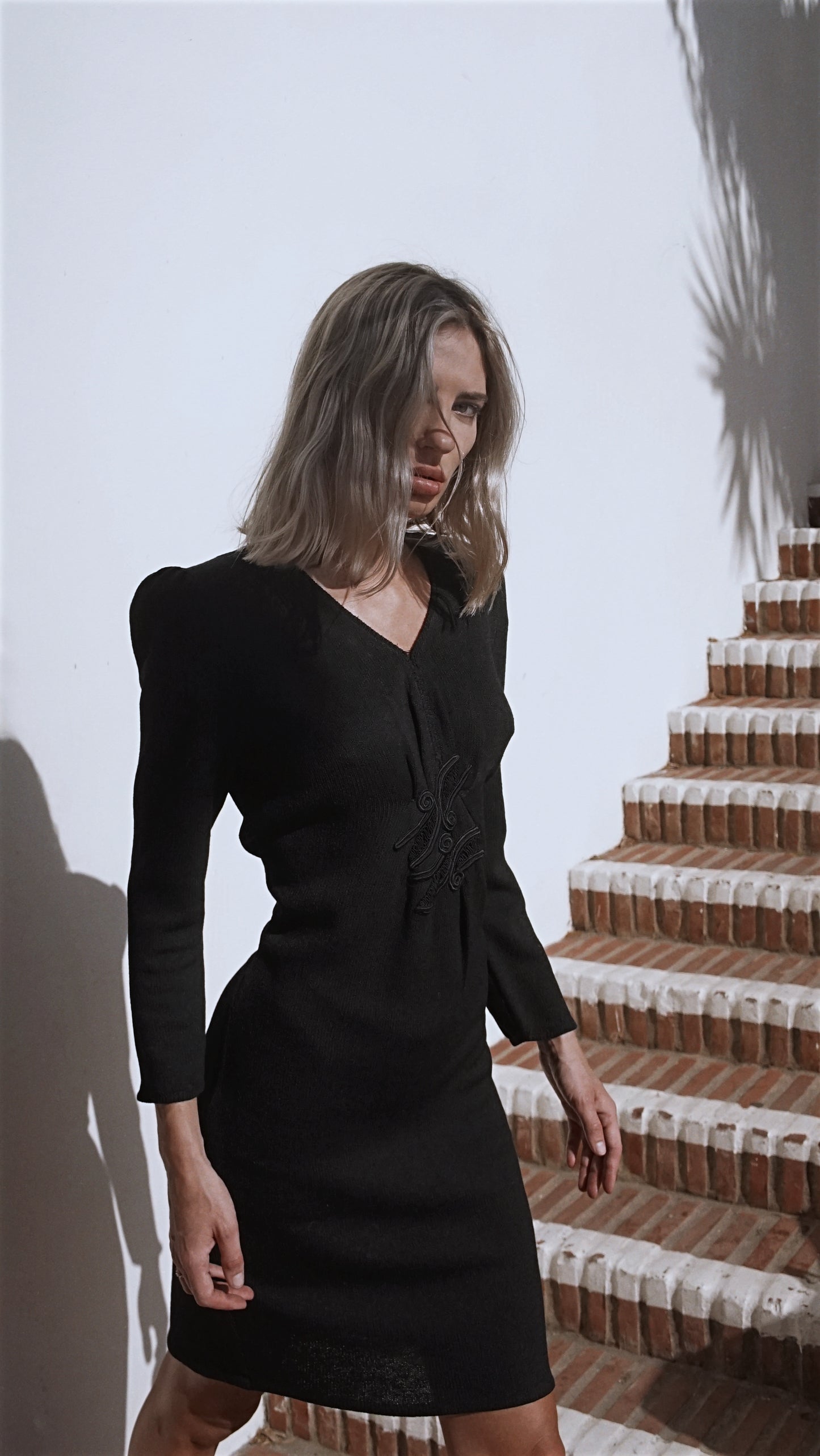 Vintage St. John Knit Black Dress from the 70’s - SHOP EZRA