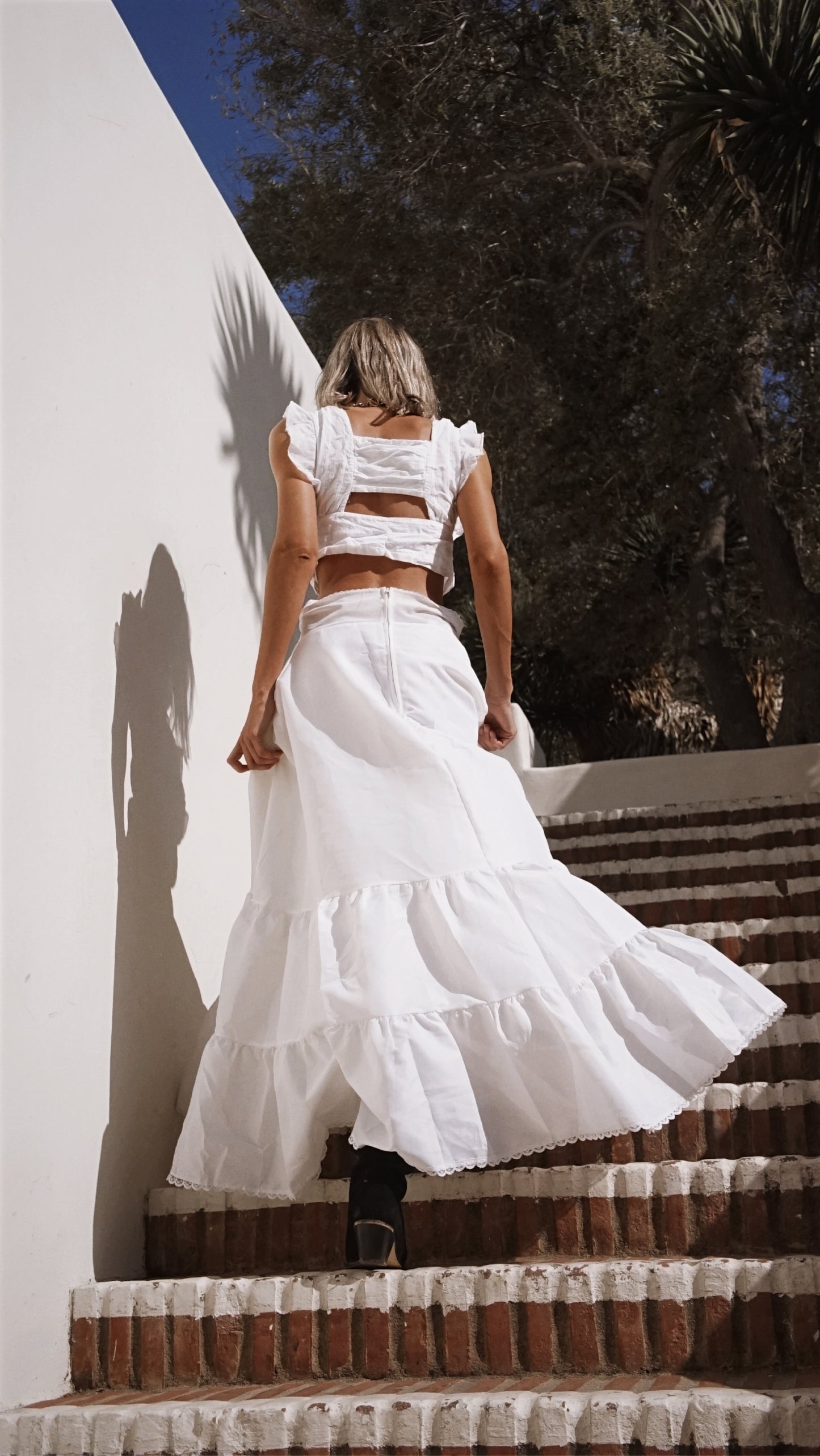 Vintage Full Circle Fairy Petticoat in White - SHOP EZRA