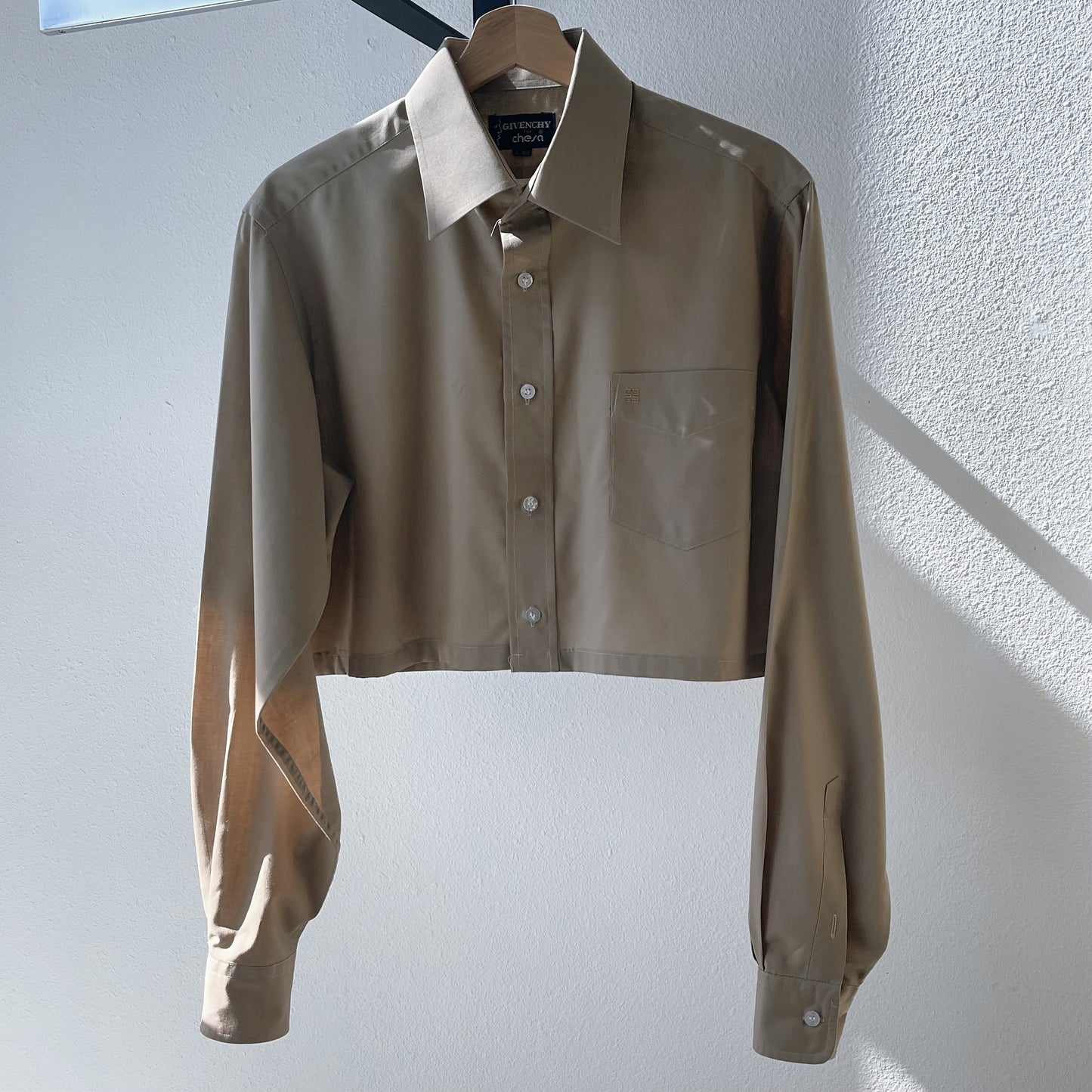 Vintage Givenchy Cropped Button-Up - SHOP EZRA