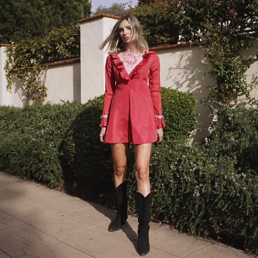 Vintage 70’s Prairie Cottagecore Mini Dress - SHOP EZRA