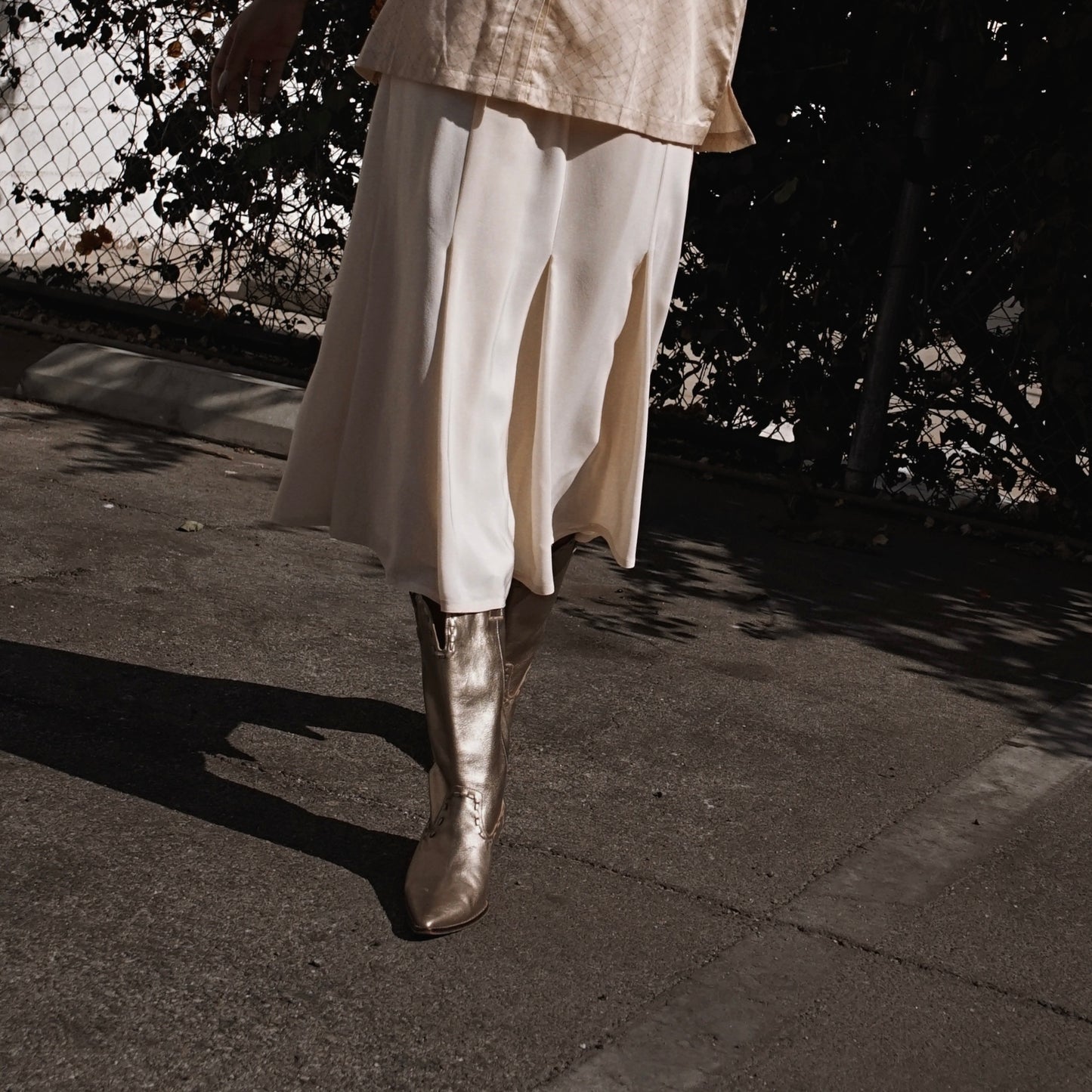 Vintage 60’s 70’s Silk Midi Skirt - SHOP EZRA