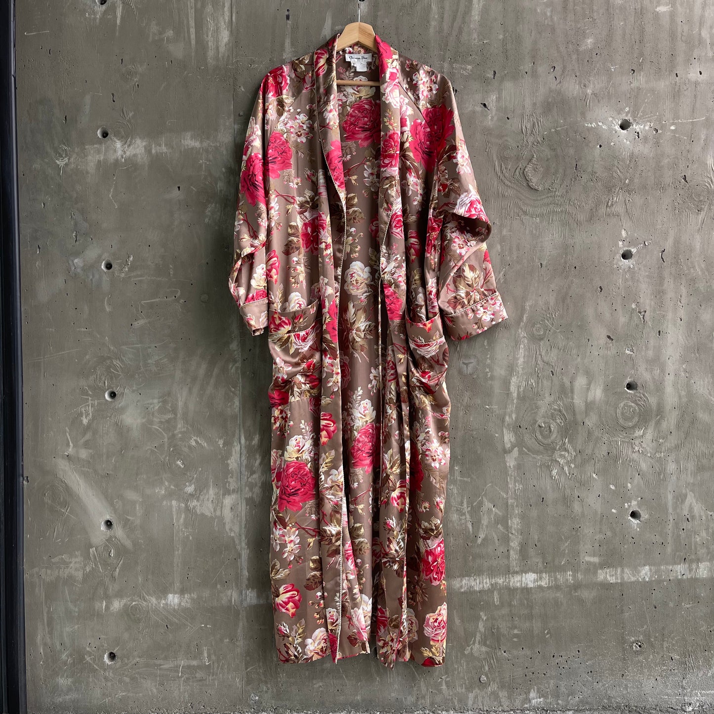 Vintage 80’s Christian Dior Floral Robe Kimono - SHOP EZRA