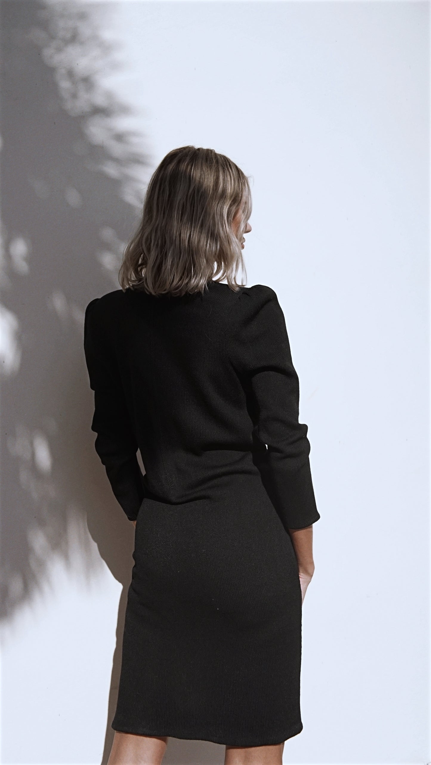 Vintage St. John Knit Black Dress from the 70’s - SHOP EZRA