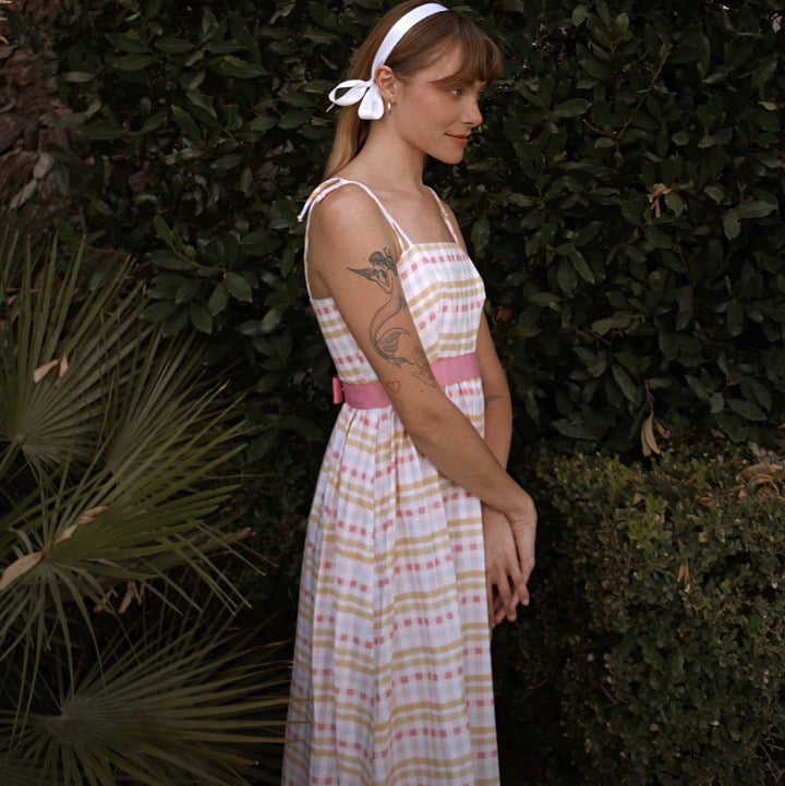 Vintage Union Made Prairie Cottagecore Gingham Dress - SHOP EZRA