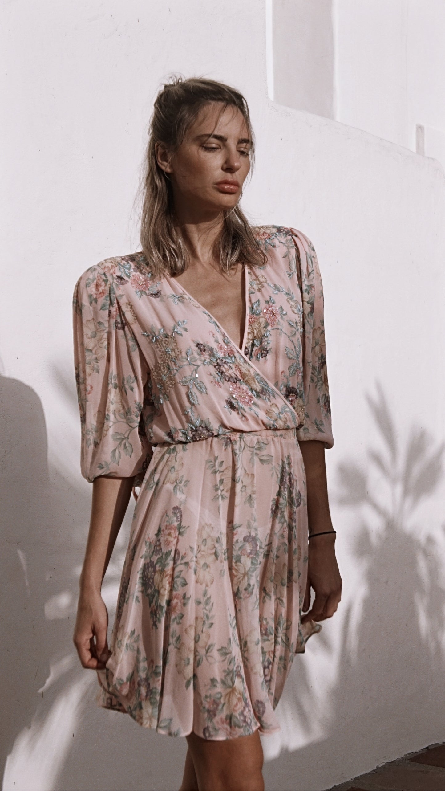 Vintage Diane Freis Silk Dress - Your Vintage Neighbor