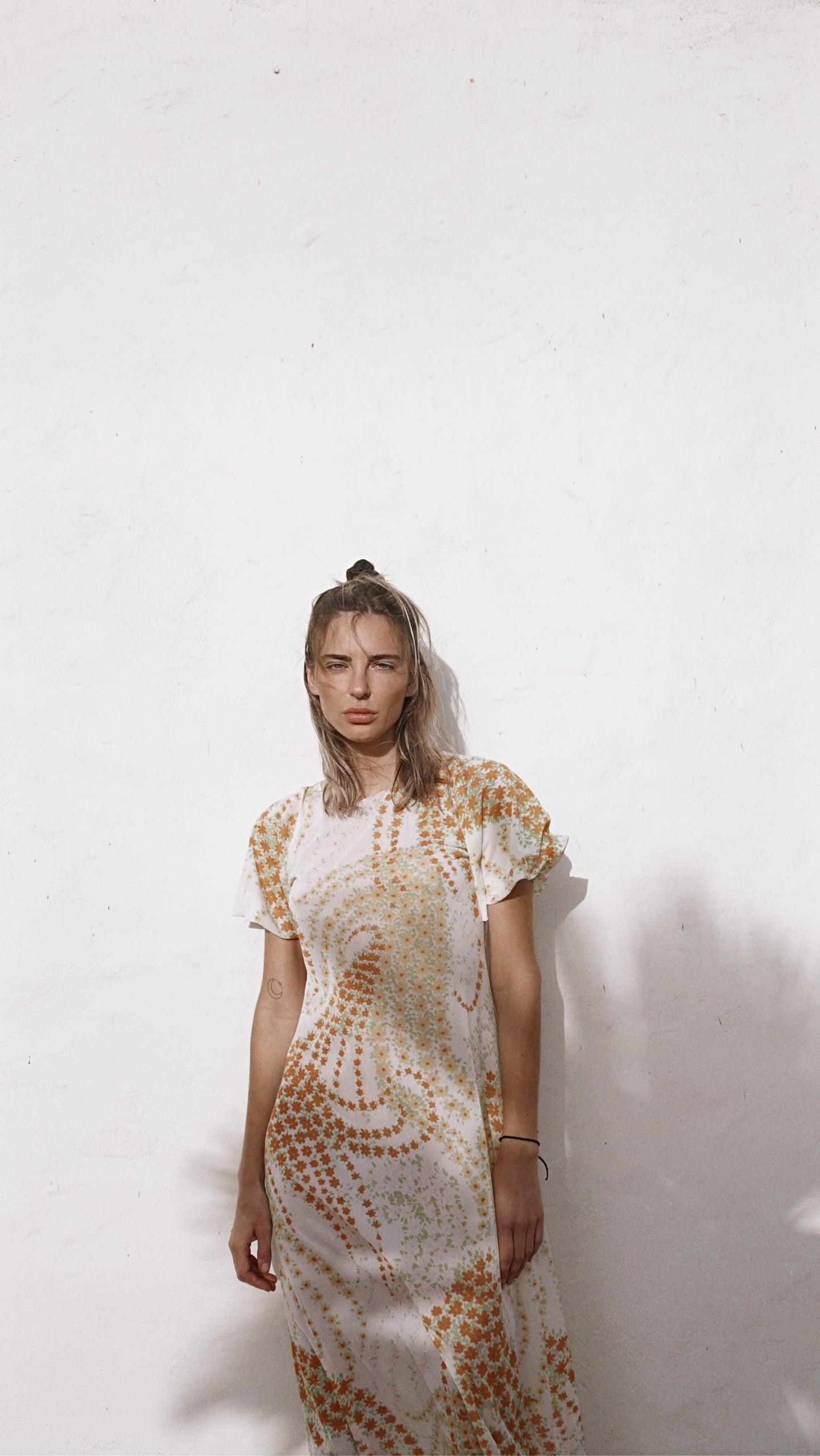 Vintage Semi Sheer Floral Dress - SHOP EZRA
