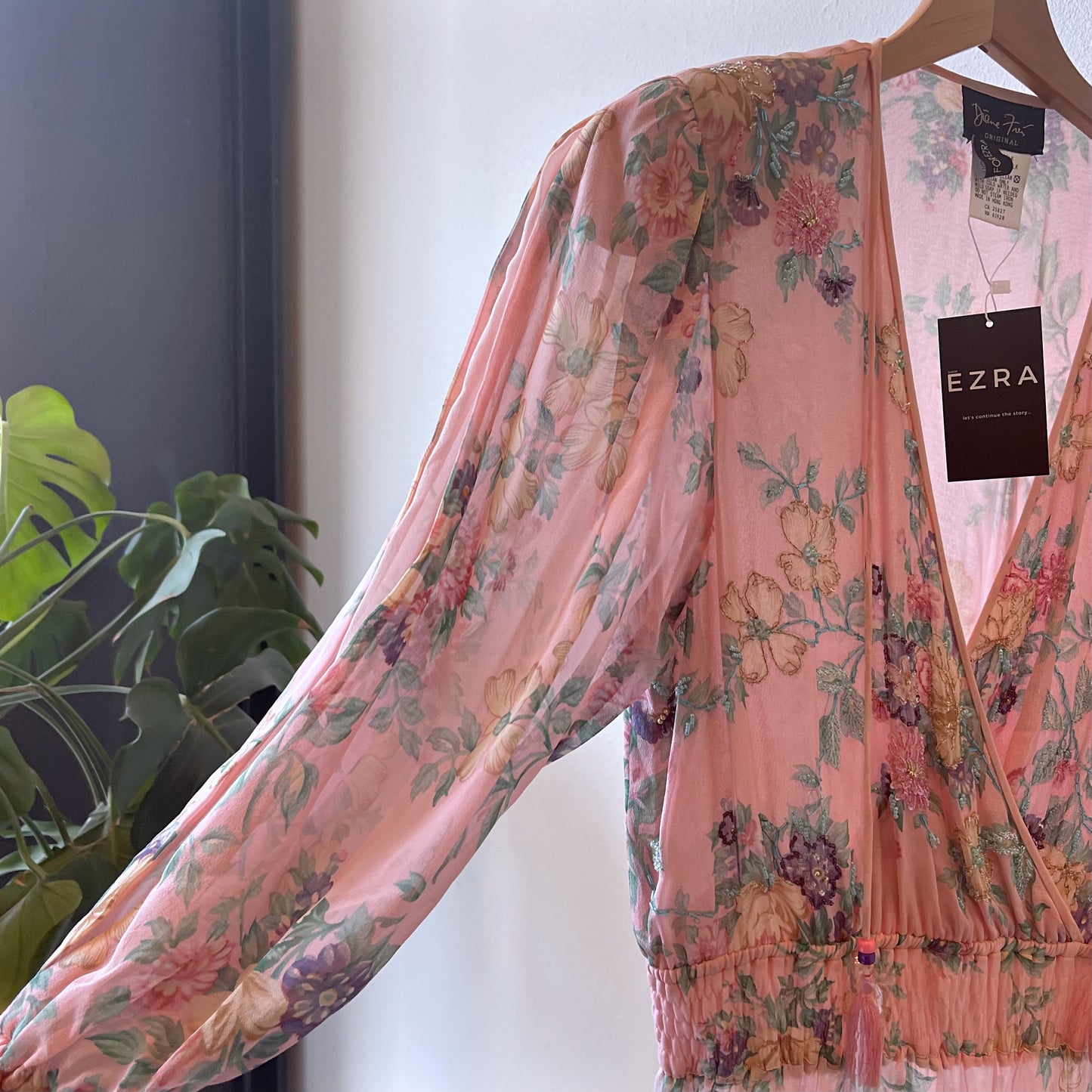 Vintage Diane Freis Silk Dress - Your Vintage Neighbor