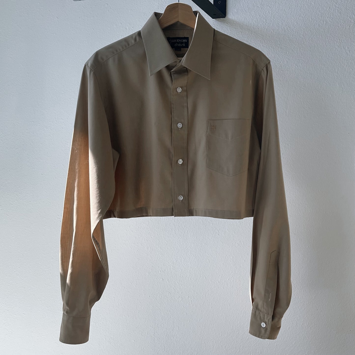 Vintage Givenchy Cropped Button-Up - SHOP EZRA
