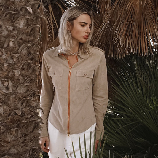 Vintage Y2K Michael Kors Suede Jacket - SHOP EZRA