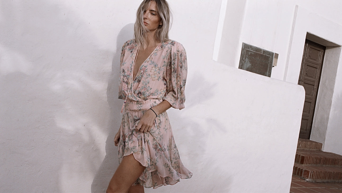 Vintage Diane Freis Silk Dress - Your Vintage Neighbor