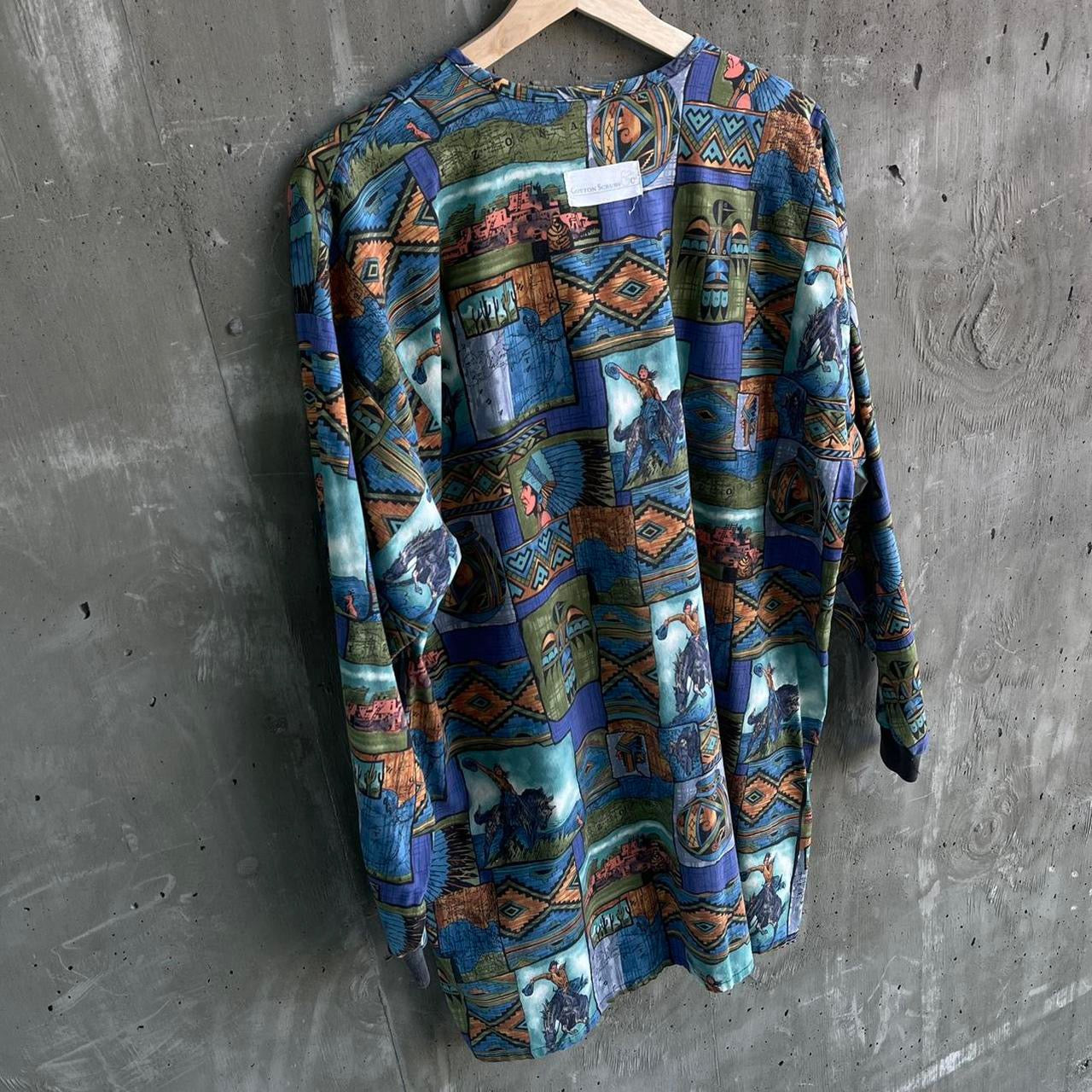 Vintage 90’s Western Novelty Print Mini Dress Tunic - SHOP EZRA