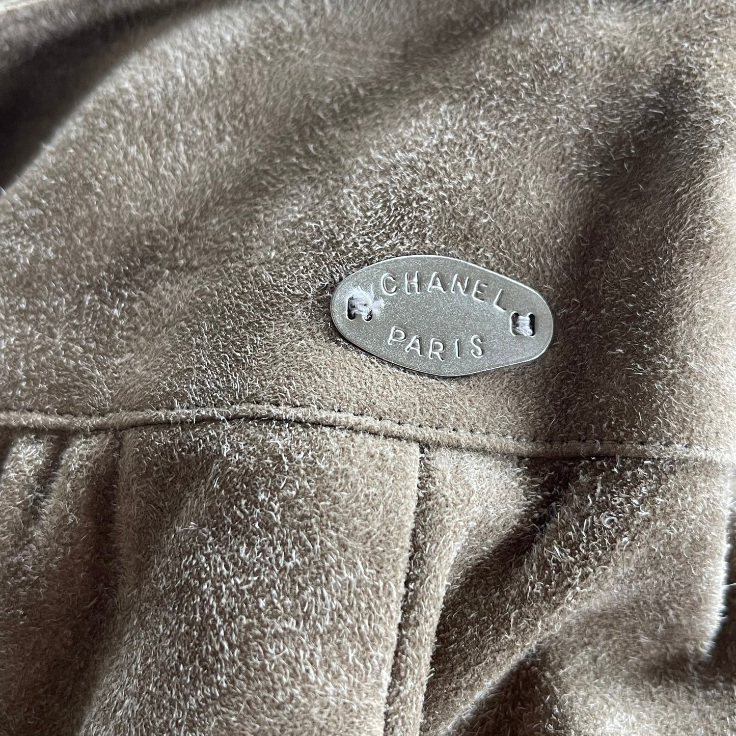Vintage 90’s Chanel Bergdorf Goodman Suede Skirt - SHOP EZRA